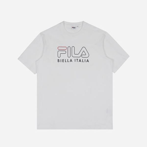 Camisetas Fila Mulher Branco - Fila 3D Logo S/S Portugal Online,EGAR-57064